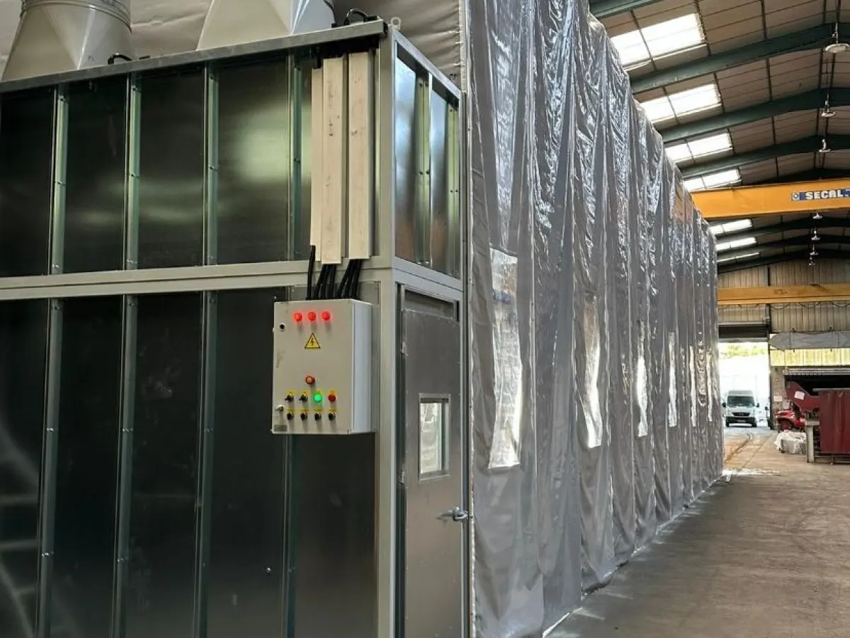 Projet sur mesure – cabine de peinture au Maroc