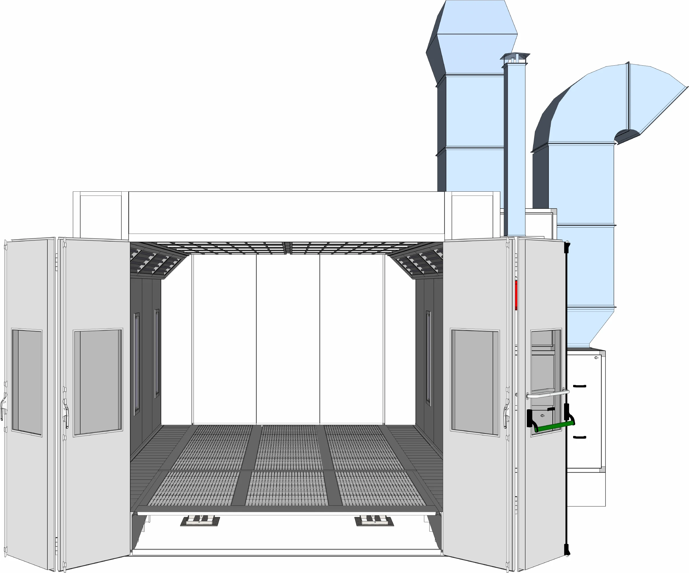 Cabine automobile 6 m — Intérieur